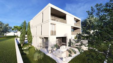 İstirya, Novigrad, özel yeni bir binada güzel üç yatak odalı daire, net alanı 77 m²