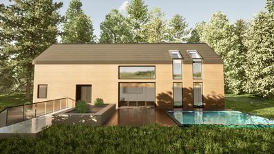 Ravna Gora, Hlevci, građevinsko zemljište 2363 m² s idejnim rješenjem