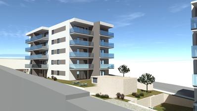 Trogir-Seget apartman 50,2 m² kerttel, új építésű házban, garázzsal és lifttel