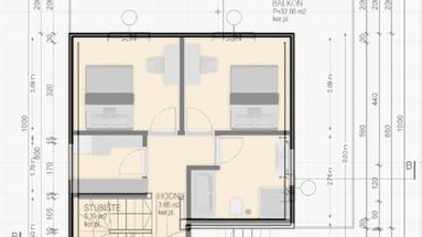 Zagreb, Remete, House in roh-bau construction Phase, 160 m²