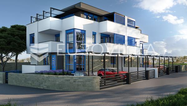 Pag, Proboj Košljun, građevinsko zemljište s građevinskom dozvolom 200 m od mora