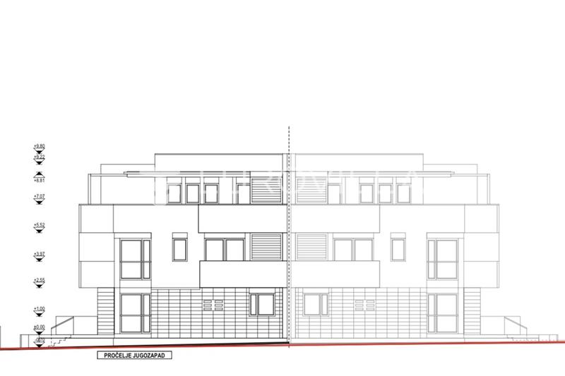 Pag, Košljun - Proboj, building land with building permit 200 m from the sea