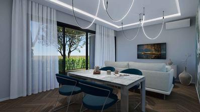 Záhřeb, Trešnjevka, exkluzivní komfortní dvoupokojový byt 90 m² NOVÁ STAVBA