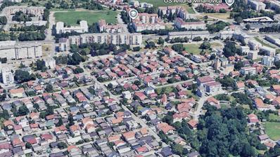 Zagreb, Retkovec, byggegrund på 336 m², med et hus