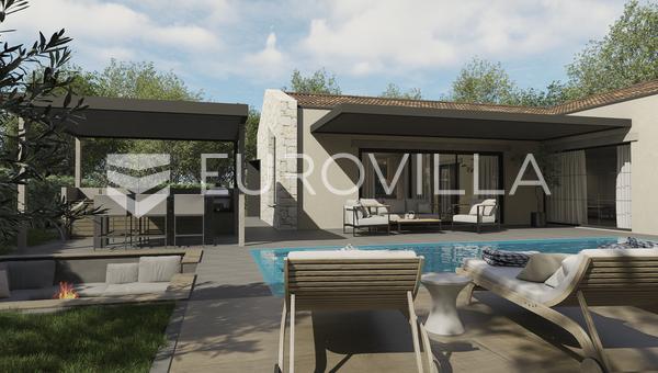 Istria, Porec, terreno edificable con permiso de construcción, 735 m2