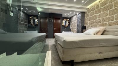 Ostrov Pag, Pag, moderní apartmán ve starém městě, 150 m od moře
