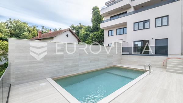 Zagreb. Sestine, luksuriøs treværelses lejlighed, swimmingpool, NYBYGGERI, 184 m²