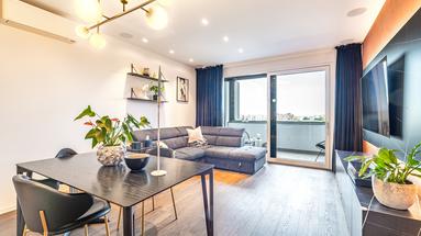 Záhřeb, Heinzelova ulice, novostavba VMD, luxusní dvoupokojový byt 101,50 m²