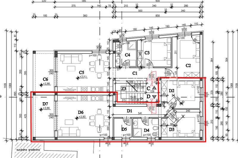 İstirya, Fažana - Teraslı 2 Yatak Odalı Daire, 1. Kat, 65,83 m², Yeni Yapım 2027 - 10