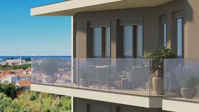 Istra, Poreč - jednosoban stan na 1.katu moderne novogradnje NKP 50m2
