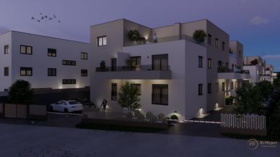 Zagreb, Sveta Klara, KLARA LIVING, toværelses lejlighed 78,66 m², NYBYGGERI