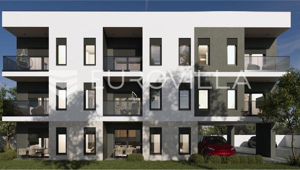 Pula, nærliggende - moderne og fullt møblert fireroms leilighet S6 i andre etasje, 93,10 m2.
