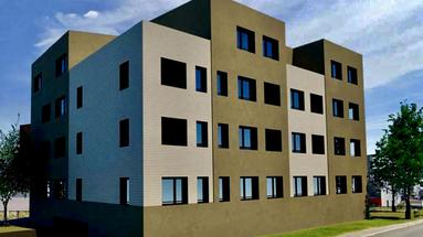 Zagreb, Dugave, nybyggeri, toværelses lejlighed, stueetage, vinterhave, i alt 49 m²