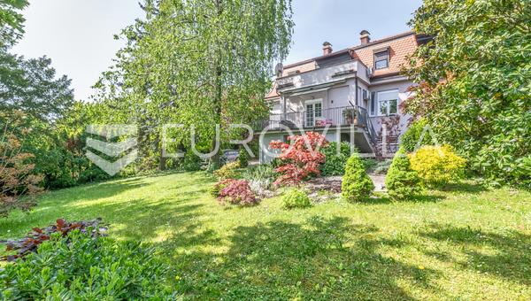 Zagreb, Srebrnjak, linda moradia com jardim paisagístico
