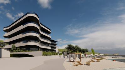 Okolica Trogira, luksuzni penthouse direktno na plaži