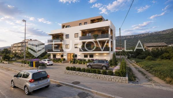 Kastel Kambelovac, új építésű, két hálószobás lakás parkolóhellyel, 64.72 m²