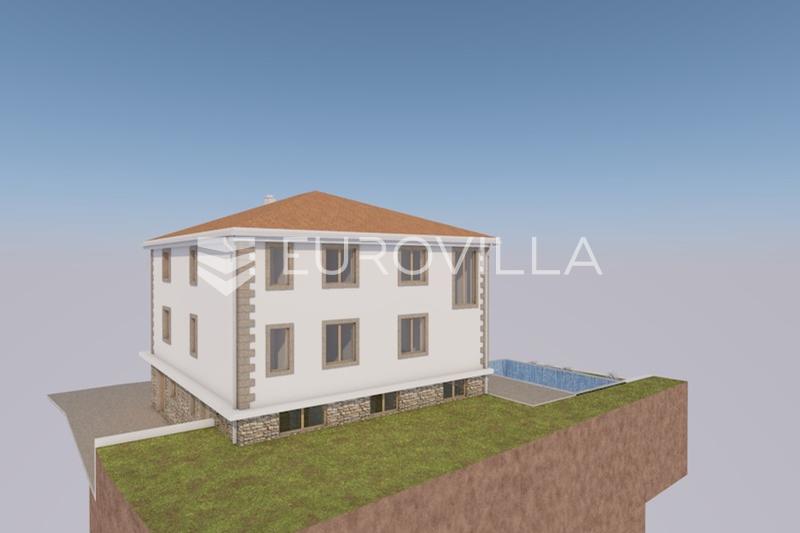 Hvar, Jelsa, one, bedroom apartment under construction, net usable area 45.90 m²