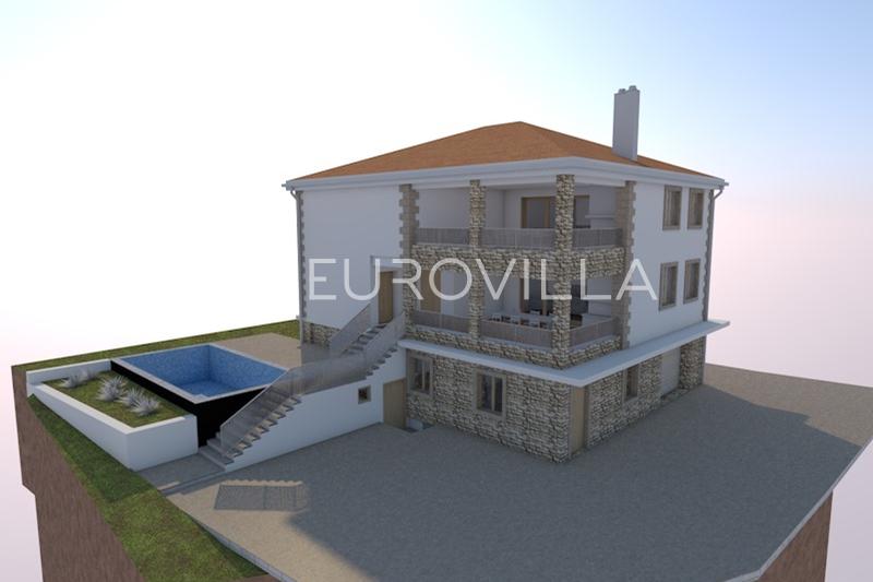Hvar, Jelsa, one, bedroom apartment under construction, net usable area 45.90 m²