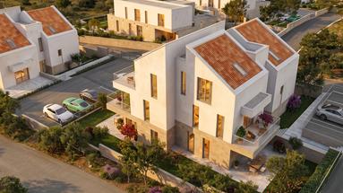 Brac, Supetar, apartamento de dos habitaciones en el primer piso con vistas al mar