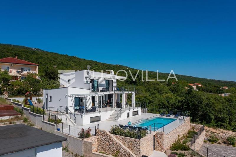 Crikvenica, Smrika, Hus med swimmingpool og panoramaudsigt - 5