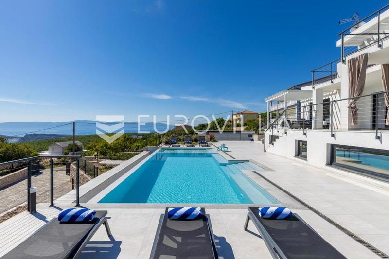 Crikvenica, Smrika, Hus med swimmingpool og panoramaudsigt - 4