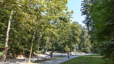 Zágráb, Tuskanac, egy gyönyörű, hat hálószobás lakás az 1. emeleten, 70 m2-es terasszal.