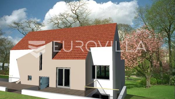 Sveta Nedelja, Srebrnjak, Roh Bau vila s neto korisnom površinom od 400 m² na zemljištu 4852 m²