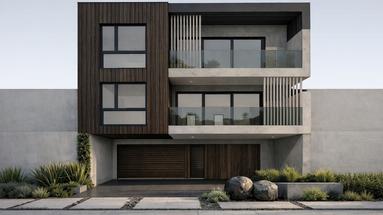 Osijek, Centre, a four-bedroom apartment on the 2nd floor of a modern urban villa, 162 m²