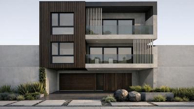 Osijek, Centar, četverosoban stan na 2. katu urbane vile modernog dizajna, 162 m²
