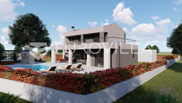 Istria, Sveti Lovreč - Moderne hus med basseng, 3 soverom og byggetillatelse