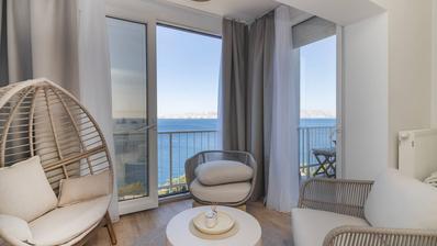 Senj, dvojizbový byt, 62 m², s výhľadom na more, len 80 m od pláže
