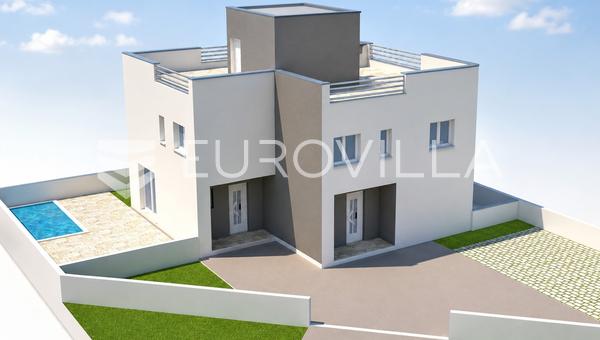 Nin, Zdrijac duplex exclusivo, 2 piscinas, 2 terraços na cobertura