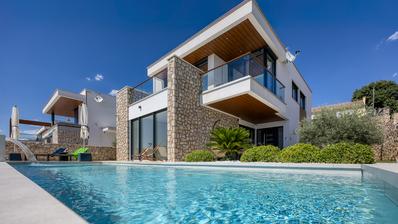 Crikvenica, lüks villa, ev, 280 m², arsa büyüklüğü 526 m², deniz manzarası