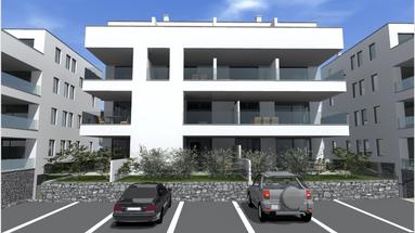 Pag, Povljana, prestijli yeni bir binada iki yatak odalı daire, 75,48 m²