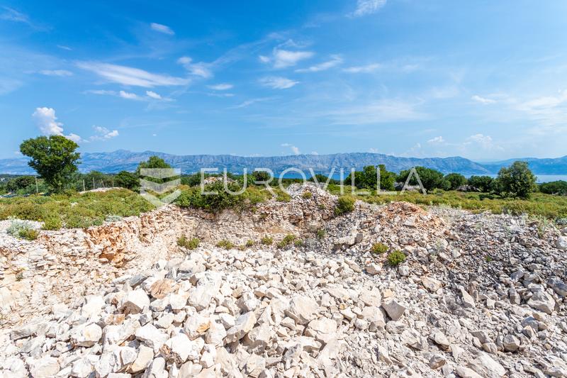 Ostrov Brač, Pucisca - Exkluzivní investice, pozemek 10 343 m² se stavebním povolením - 3