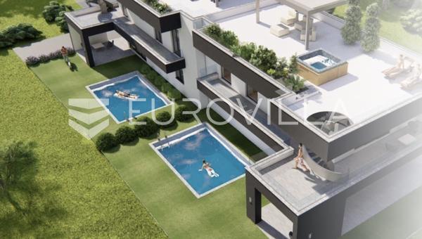 Zadar, Vir - moradias de design contemporâneo com piscina privativa e vista para o mar