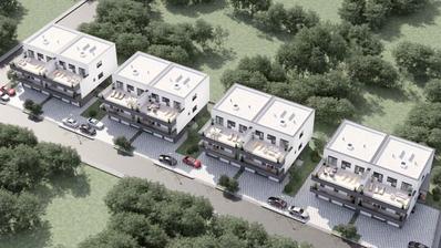 Velika Gorica, Dvoupokojový byt s garáží a soukromou zahradou, 60 m² Novostavba