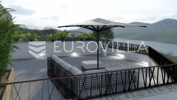 Ciovo, Zedno, Ein-Zimmer-Wohnung mit Dachterrasse, Nettowohnfläche 56 m² - S6