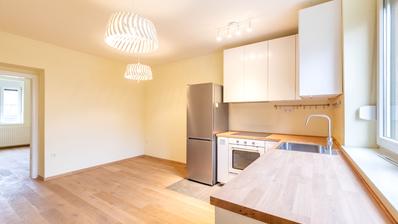 Zagreb, Zvonimirova, espaçoso apartamento de três quartos/espaço comercial de 56 m²