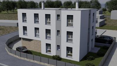 Pula - Funktionell bottenvåningslägenhet med privat trädgård, 2 sovrum, 2 parkeringsplatser, Nybyggnation