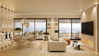 Istria, Rovinj, luxurious 4-bedroom apartment 224 m², 1st row to the sea, 3 garage spaces, sea view
