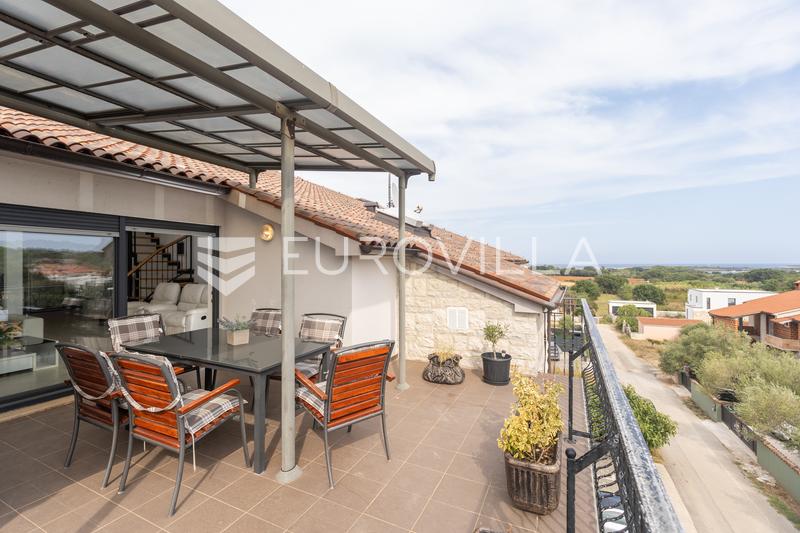 Ližnjan, luxurious duplex apartment with gallery, terraces and sea view - 26
