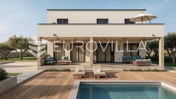 Zadar, Slivnica, hermosa villa en construcción con gran potencial