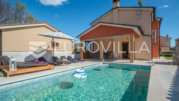 Istria, Marčana, casa de vacaciones de 160 m² con piscina climatizada