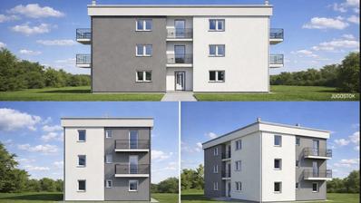 Sračinec, zemljište 1156 m² s dozvolom za gradnju 6 stambenih jedinica, investicijska prilika