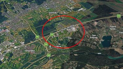 Sesvetski Kraljevec, atraktivní investiční pozemek 23 122 m², ekonomická zóna