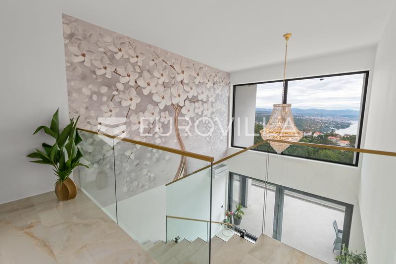 Opatija okolica, Mihotići, luksuzna vila 342 m² s infinity bazenom i wellnessom - 11