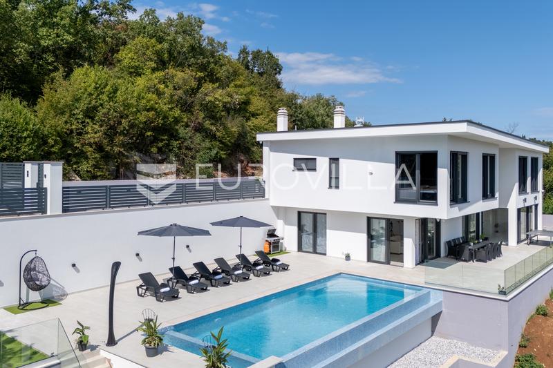 Opatija okolica, Mihotići, luksuzna vila 342 m² s infinity bazenom i wellnessom - 33