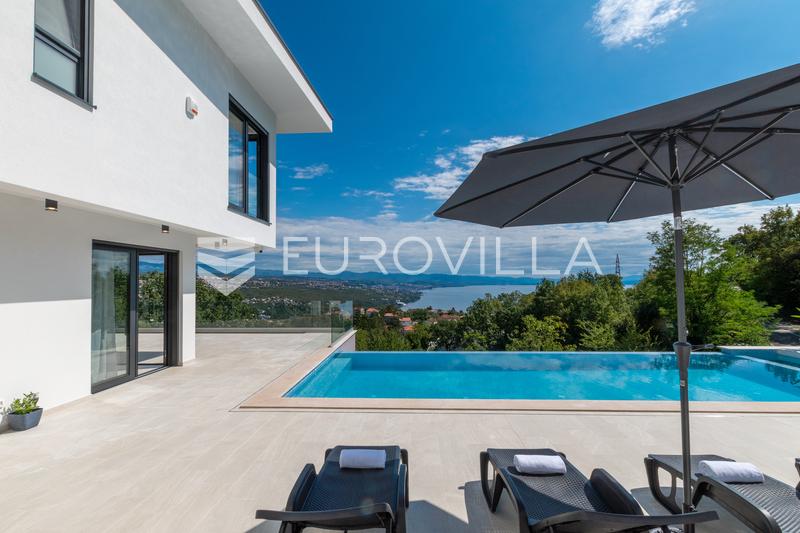 Opatija okolica, Mihotići, luksuzna vila 342 m² s infinity bazenom i wellnessom - 36