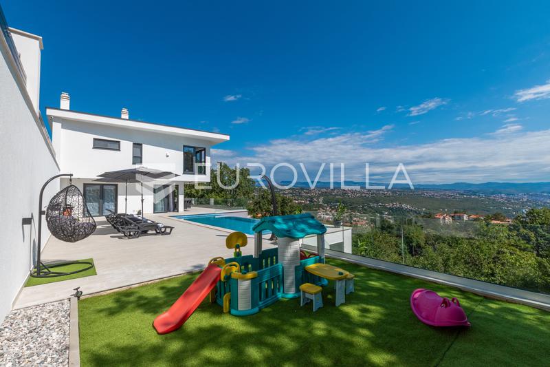 Opatija okolica, Mihotići, luksuzna vila 342 m² s infinity bazenom i wellnessom - 38